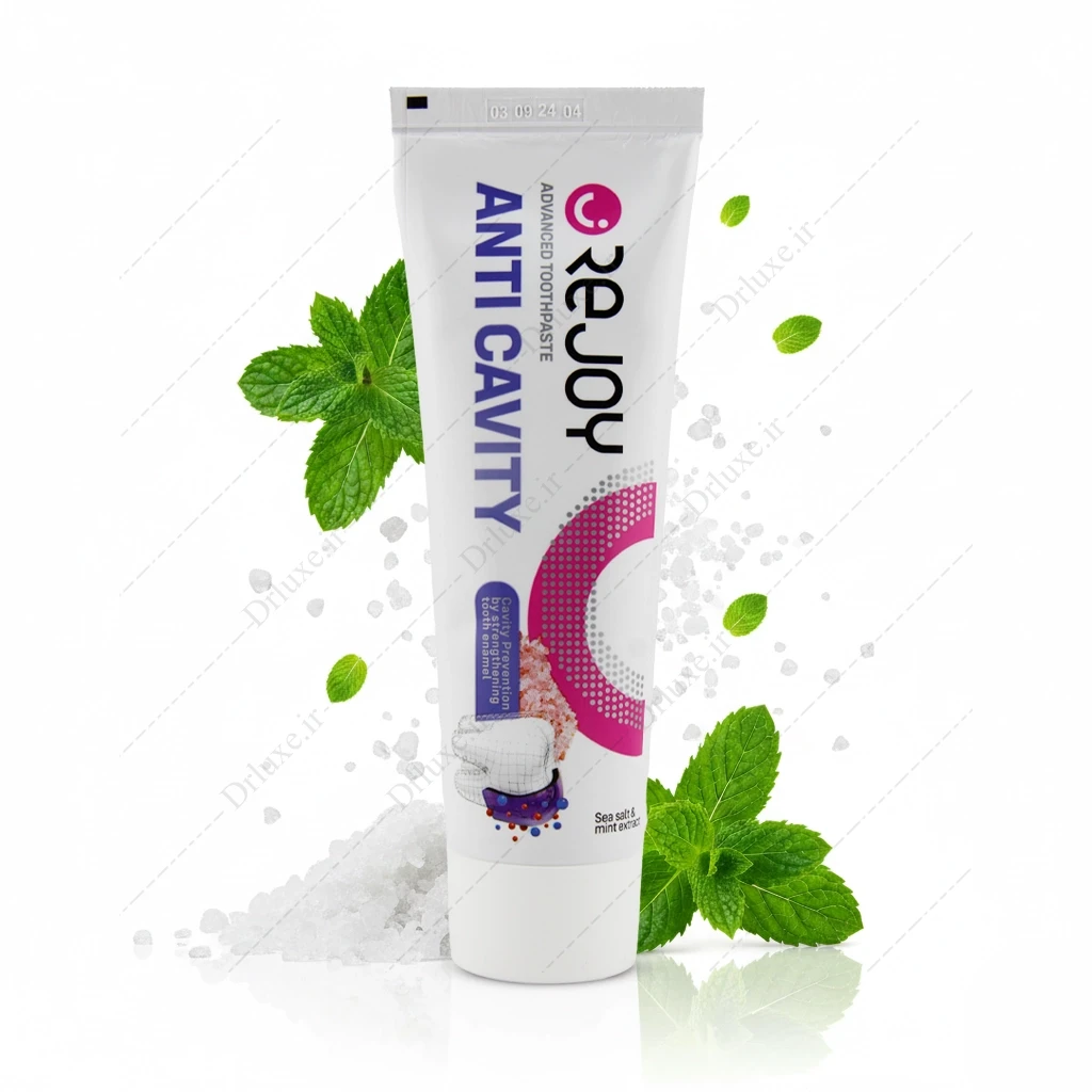 خمیر دندان ضد پوسیدگی نمک دریا و نعنا ریجوی 100 گرم